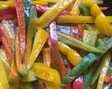 Foto del paso 2 de la receta: Pimentón tricolor agridulce