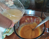 Foto del paso 1 de la receta: Mousse de durazno con salsa de fresa y helado de fresa
