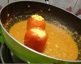 A picture of step 13 of Bharva Tamatar.