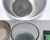 Foto langkah ke 3 dari resep Es Campur Jadul Kolang Kaling Kelapa Cincau Tape & Selasih.