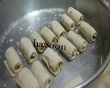صورة لخطوة 3 من وصفة سينابون البف بستري 👌💖