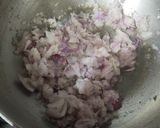 A picture of step 3 of Onion Stuffed Karela.