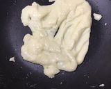 A picture of step 4 of Orange burfi.