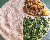A picture of step 2 of Trending Roti Wrap.