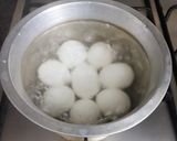 A picture of step 1 of Egg-Potato/Anda-Aloo Curry.