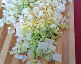Foto del paso 1 de la receta: Crema de puerro con dados de queso gorgonzola