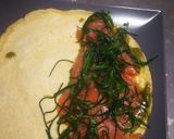 Foto del passaggio 3 della ricetta 🤩Fluffy omelette con salmone, pesto di pistacchi e agretti ✨👌