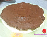 Foto del paso 16 de la receta: Tarta de yema, nata y chocolate