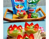Foto langkah ke 4 dari resep Dessert vla alpukat biskuit.