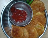 A picture of step 4 of Crispy potato bhajiya.