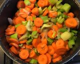 A picture of step 2 of Carrots and Celery with Cumin.