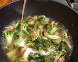 Brokoli cah jamur langkah memasak 5 foto