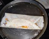A picture of step 8 of Masala dosa.