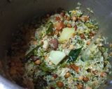 A picture of step 4 of Pancharatan rice.