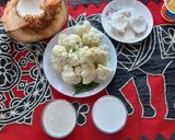 A picture of step 1 of Phulkopir Dab Malai/ Malai Cauliflower with Green Coconut.