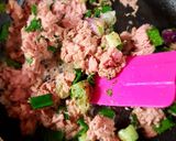 Foto del paso 1 de la receta: Croquetas de espinaca y atún. Guarnición de Cuscus
