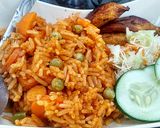 A picture of step 1 of Vegetable jollof rice.