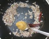 A picture of step 4 of Fry dal with Roti for Lunch.