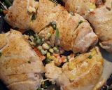 Foto del paso 9 de la receta: Rollos de pollo con hongos