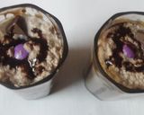 A picture of step 6 of Oreo shake (without ice cream).