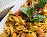 A picture of step 7 of Coloured pasta.