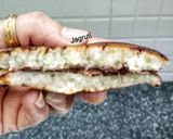 A picture of step 4 of Nutella Filled Eggless Dora Cake !!.