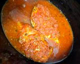 A picture of step 2 of Salsa Chicken Soup.