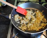 A picture of step 2 of Ground beef Gheymeh with barberries (khoresh Gheymeh BA Zereshk).