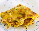 A picture of step 2 of The Savoury and Yummy Cabbage Pancakes/ Gola Ruti, for a Healthy Breakfast.