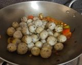 A picture of step 4 of Suji balls.