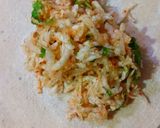 A picture of step 3 of Mooli Paratha.