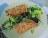Foto del paso 8 de la receta: 🌯Fajitas de tortilla de atún 🐟con salsa de albahaca🌿