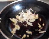 A picture of step 1 of Almond soup.