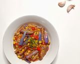 Foto langkah ke 3 dari resep Terong Tumis Jagung.