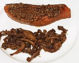 Foto del paso 17 de la receta: Salmón marinado en miso citríco con guarnición y sésamo