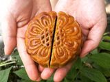 Bánh trung thu nhân đậu xanh/đậu đỏ + trứng muối (Bánh nướng)