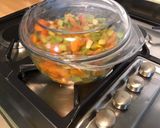 Une image de l'étape 5 de Compote abricots rhubarbe.