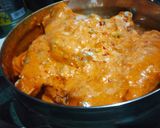 A picture of step 1 of Chicken Curry.