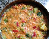 Foto del paso 3 de la receta: Budín de zanahoria, brócoli y pimiento