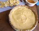 Foto del paso 2 de la receta: Tarta de plátanos con crema de naranja sin azúcar, y sin harina de trigo