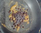 A picture of step 1 of Coconut Modak filled with Apple ganache.