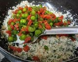 A picture of step 3 of 🇮🇳Tri - Colour Upma🇮🇳.