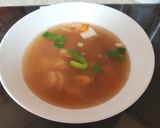 A picture of step 5 of My king Prawn &Mixed Fish Soup with Miso soup a Base. 😉.