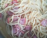 Carbonara spagetti recept fázis 4 fotója