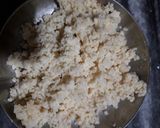 A picture of step 1 of Besan Barfi.