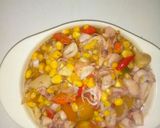 Foto langkah ke 4 dari resep Cumi cah jagung asam pedas.