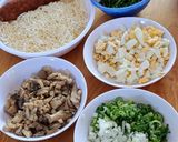 Fasírt rolád füstölt kolbász és gombás töltelékkel recept fázis 1 fotója
