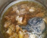 A picture of step 4 of Beef pulao.