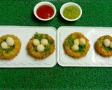 A picture of step 10 of Vermicelli potato birds nest.