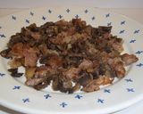 Foto del paso 11 de la receta Champiñones picados con jamón y longaniza